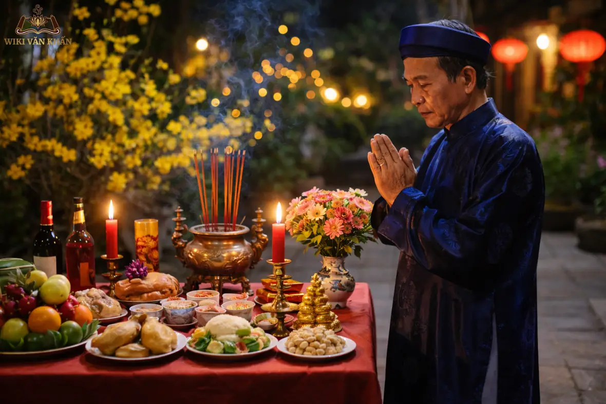 ảnh minh họa lễ c&uacute;ng giao thừa