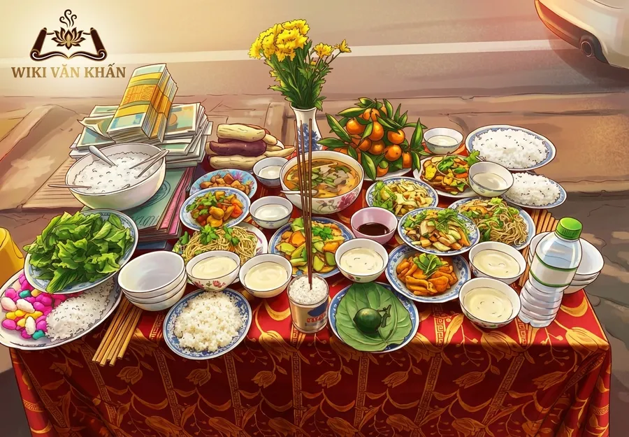 Sắm lễ c&uacute;ng lễ chạp