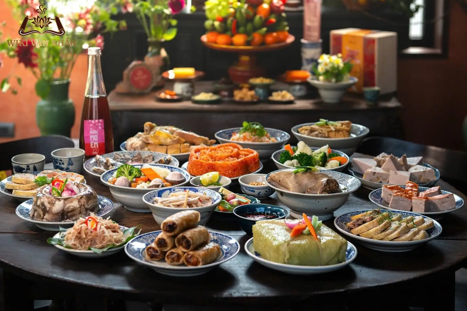 Lễ vật trong lễ c&uacute;ng giao thừa gồm: